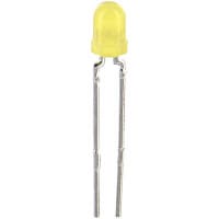 Vishay / Small Signal & Opto Products (SSP) LED Yellow 5 mcd (Typ.) 3.2 mm T-1 30 mA 2.4 V (Typ.) 6 V (Typ.) 585 nm