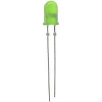 Vishay / Small Signal & Opto Products (SSP) LED Red 5 mm Low Current If 2 mA Vf 1.9 V 1 mcd Through Hole Radial Lead