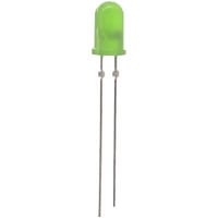 Vishay / Small Signal & Opto Products (SSP) LED Green 15 mcd (Typ.) 5 mm T-1 3/4 (Tinted Diffused) 30 mA 2.4 V (Typ.)