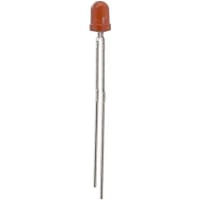 Vishay / Small Signal & Opto Products (SSP) LED Red 3 mcd (Typ.) 3 mm T-1 30 mA 2 V (Typ.) 15 V (Typ.) GaAsP on GaP