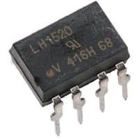 Vishay / Small Signal & Opto Products (SSP) Relay, Solid State Relay, 1.26 V (Typ.), 50 mA, 5300 V (RMS), 600 mW, 8 V