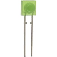 Vishay / Small Signal & Opto Products (SSP) LED Pure Green 1.6 mcd (Typ.) 5 mm Tinted Diffused 30 mA 2.4 V (Typ.)