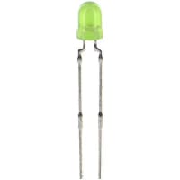 Vishay / Small Signal & Opto Products (SSP) LED, Green, 2mcd, 3mmDia., T-1, +/-25deg, 565nm, 7mA, 1.9V Vf, 20V Vr, 20mW, -40