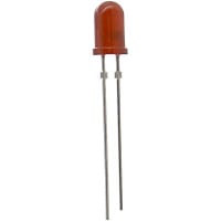 Vishay / Small Signal & Opto Products (SSP) LED Lamp Red 1.2 mcd (Typ.) 5.8 mm 7 mA (Max.) 1.9 V (Typ.) 20 V (Typ.)