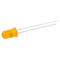 Vishay / Small Signal & Opto Products (SSP) LED Yellow 2 mcd (Typ.) 5.8 mm 7 mA 2.4 V (Typ.) 6 V (Typ.) 585 nm