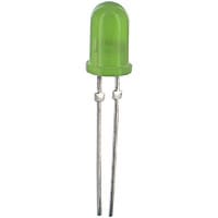 Vishay / Small Signal & Opto Products (SSP) LED Green 7 mcd (Typ.) 5 mm T-1 3/4 (Tinted Diffused) 30 mA 2.4 V (Typ.)