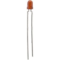 Vishay / Small Signal & Opto Products (SSP) LED Red 10 mcd (Typ.) 3 mm T-1 30 mA (Max.) 2 V (Typ.) 15 V (Typ.) 22