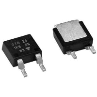 Vishay / Small Signal & Opto Products (SSP) DTO25 Series Thick Film Pwr Resistor TO-252 Case 47Ohm +/-5% 25W +/-150ppm/degC