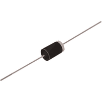 Vishay / Small Signal & Opto Products (SSP) Diode, Rectifier, Standard, Vr 600V, If 1A, Pkg DO-204AC (DO-15), Vf 1.2V, Trr 2us