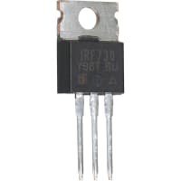 Vishay PCS MOSFET, Power, N-Ch, VDSS 400V, RDS(ON) 1Ohm, ID 5.5A, TO-220AB, PD 74W, VGS+/-20V, -55C