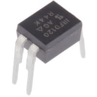 Vishay PCS MOSFET, Power, N-Ch, VDSS 100V, RDS(ON) 0.27Ohm, ID 1.3A, HD-1, PD 1.3W, VGS+/-20V, -55C