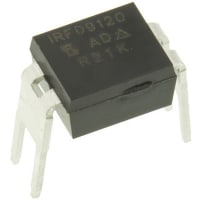 Vishay PCS MOSFET, Power, P-Ch, VDSS -100V, RDS(ON) 0.6Ohm, ID -1A, HD-1, PD 1.3W, VGS +/-20V, -55C