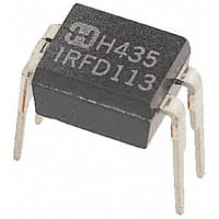 Vishay PCS MOSFET, Power, N-Ch, VDSS 200V, RDS(ON) 1.5 Ohms, ID 0.6A, HD-1, PD 1W, VGS+/-20V, VF 2V