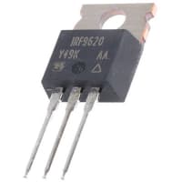 Vishay PCS Power MOSFET, P-Ch, VDSS -200V, RDS(ON) 1.5Ohms, ID -3.5A, TO-220AB, PD 40W, VGS+/-20V