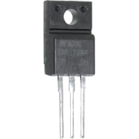 Vishay PCS MOSFET, Power, N-Ch, VDSS 200V, RDS(ON) 0.8Ohm, ID 4.1A, TO-220 Full-Pak, PD 30W, -55C