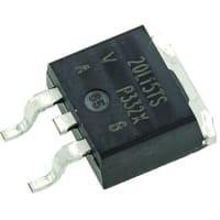 Vishay PCS Diode, Schottky Barrier, Switching, Vr 15V, If 20A, Pkg D2PAK, Config Single, Vf 0.25V