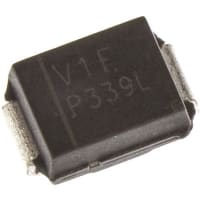 Vishay PCS Diode, Schottky Barrier, Switching, Vr 40V, If 1A, Pkg SMB, Config Single Lead, Cj 80pF