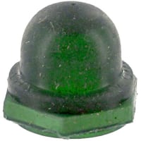 APM Hexseal Accessory, Pushbutton Boot, Silicone Rubber, Brass, Nickel Plated, Hex Seal