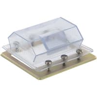 APM Hexseal Circuit Breaker Boot, Transparent Silicone Rubber, 2 31/32 in.