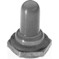 APM Hexseal Boot Full Toggle Switch 15/32-32 ID.256 Gray Silicone Rubber