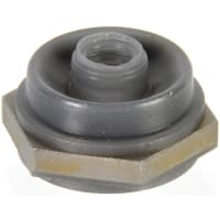 APM Hexseal Switch part, Half-toggle Boot, UltraFlex, 15/32-32 mounting nut, Gry Silicone, UL ULC