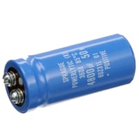 Vishay Specialty Capacitors Capacitor, Al Electrolytic, 4800 uF, 50 WVDC, 65 VDC, + 75%, - 10%, AB, -40 C