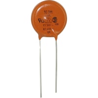 Vishay Specialty Capacitors Capacitor, Ceramic, Cap 0.01 uF, Tol 20%, Vol-Rtg 400/500VAC, Radial, X1/Y1, Y5U