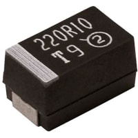 Vishay Specialty Capacitors Capacitor;Tantamount;Low ESR;22uF;1Ohm;0.27A;10%