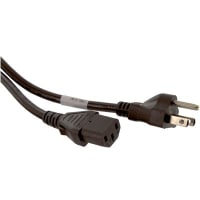 Volex Power Cords Power Cord, C13, 5-15P Plug, 3 Cond SJT Cbl, 9'10", 18 AWG, PVC Jkt, Plastic Ins