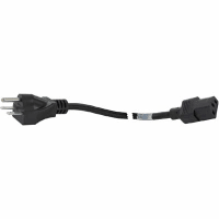 Volex Power Cords Power Cord, C13, 6-15P Plug, 3 Cond SJT Cbl, 6'-7", 18 AWG, PVC Jkt, Plastic Ins