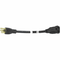 Volex Power Cords Cord, Power, 5-15R, 5-15P Plug, 3 Cond SJ Cbl, 10ft., 16 AWG, Black PVC Jkt