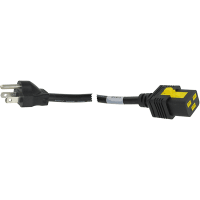 Volex Power Cords Power Cord, NEMA 5-15P to IEC, 2 meter, 15A, 125VAC, Black