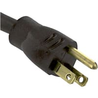 Volex Power Cords Cord, Power, 5-15P Plug, Stripped End, 3 Cond SJT Cbl, 6'7", 14 AWG, Shld