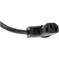 Volex Power Cords Cord, Power, C13, Right Angle, StrippedEnd, 3 Cond SVT Cbl, 6'7", 18 AWG