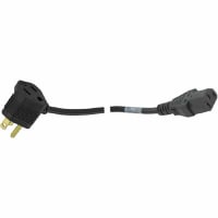 Volex Power Cords Cord, Power, 3 Cond SVT Cbl, 6'7", 18 AWG, Shld, Black, +60C Temp Rtg, Detachable