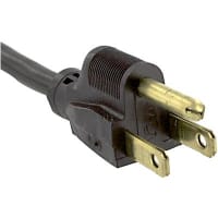 Volex Power Cords Cord, Power, 5-15P Plug, Stripped End, 3 Cond SVT Cbl, 9'10", 18 AWG, Shld