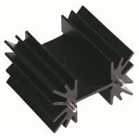 Wakefield Heatsink; Vertical; 63.5 mm; 41.9 x 25.4 mm; 25C @ 6W; 2.7C/W