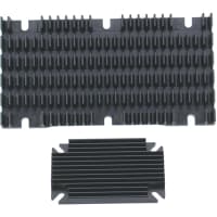 Wakefield Heatsink; Full Brick; Vertical;16 Fin; 1.8C/W; 12W