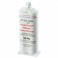 Wakefield Non-Sag 5 Minute BondaTherm Epoxy Adhesive, 1.7 oz (50mL) Dual Cartridge