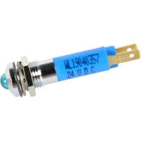 Wamco Inc. LED IND 5mm 24VDC Blue Satin Chrome