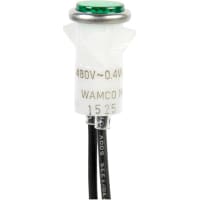 Wamco Inc. NEON IND .50INCH Green 480VAC SCYL 6INCH LDS