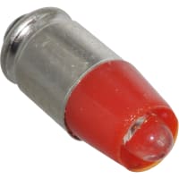 Wamco Inc. Lamp, Red LED, T-1 3/4 Midget Groove, 12 VDC, 330 mcd, Replaces 336, 386, 393