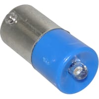 Wamco Inc. LAMP, BLUE LED, T-3 1/4 BAYONET, 130 VAC, 130 MCD, REPLACES 949