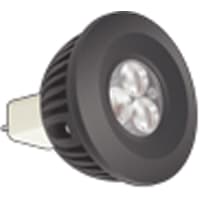 Wamco Inc. Lighting, LED Lamp;MR16;Base, GU5.3;Warm White;12Vac/DC;4W;230 lumens;CCT, 2.8K;25