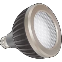 Wamco Inc. Lighting, LED Lamp;E26;PAR30;Warm White;120VAC;17W;960 lumens;25;Dimmable