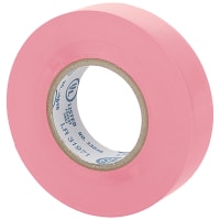 WarriorWrap General Electrical Tape, Pink, 3/4 in Width, 60 Ft Length, 7 Mil, 716 Series