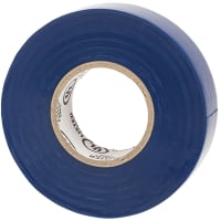 WarriorWrap Select Electrical Tape, Blue, 3/4 in Width, 60 Ft Length, 7 Mil, 722 Series