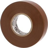 WarriorWrap Select Electrical Tape, Brown, 3/4 in Width, 60 Ft Length, 7 Mil, 722 Series