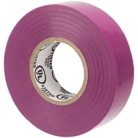 WarriorWrap General Electrical Tape, Purple, 3/4 in Width, 60 Ft Length, 7 Mil, 716 Series