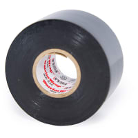 WarriorWrap Premium Electrical Tape, Black, 1.5 in Width, 44 Ft Length, 8.5 Mil, 832 Series